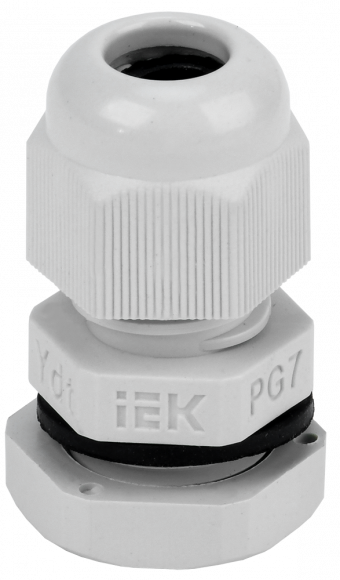 IEK Сальник PG 7 диаметр проводника 5-6мм IP54 IEK, YSA20-06-07-54-K41