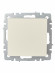 IEK BRITE Выключатель 1-клавишный проходной 10А ВС10-1-6-БрКр бежевый IEK, BR-V12-0-10-K10