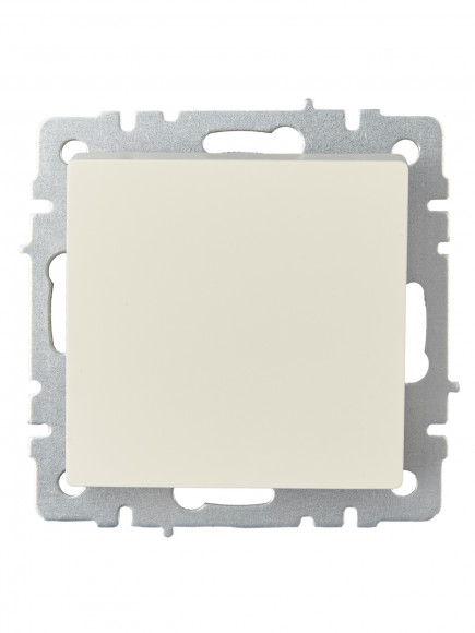 IEK BRITE Выключатель 1-клавишный проходной 10А ВС10-1-6-БрКр бежевый IEK, BR-V12-0-10-K10