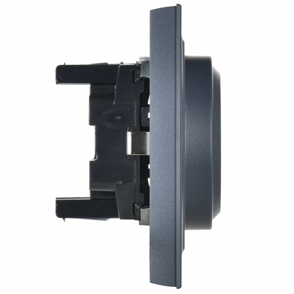 IEK BRITE Розетка 2-местная с заземлением без защитных шторок 16А в сборе РС12-3-БрМ маренго , BR-R21-16-K35-F