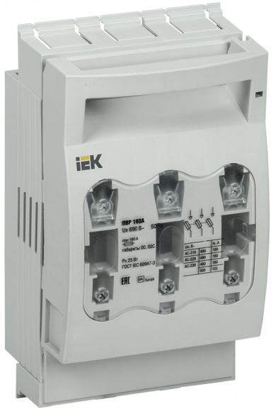 IEK Предохранитель-выключатель-разъединитель 160А IEK, SRP-10-3-160