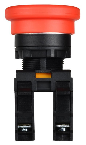 IEK Кнопка "Грибок" без фиксации d=22мм 1NO+1NC красная MASTER IEK, MI-BG60-11M-3-21-K04