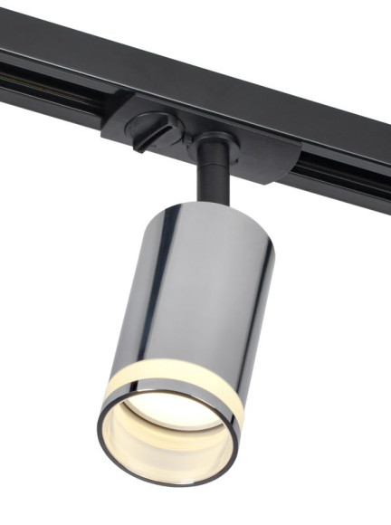 IEK LIGHTING Светильник 4116 декоративный трековый поворотный под лампу GU10 хром IEK, LT-USB0-4116-GU10-1-K23