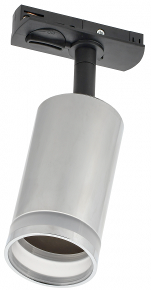 IEK LIGHTING Светильник 4116 декоративный трековый поворотный под лампу GU10 хром IEK, LT-USB0-4116-GU10-1-K23