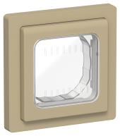 FLITE Рамка 1-местная IP55 Рпро-1-55-ФлХ хаки IEK, FI-M10-32-55-K59