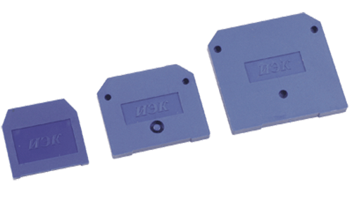 IEK Заглушка для ЗНИ4-6мм2 (JXB35-50А) синий IEK, YZN10D-ZGL-006-K07
