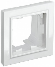 BRITE Рамка 1-местная IP44 РУ-1-БрБ-44 белый , BR-M12-44-K01