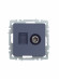 IEK BRITE Розетка двойная TV+RJ45 кат.5E РТВ/РК12-БрМ маренго IEK, BR-AK20-1-K35