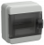 IEK TEKFOR Корпус пластиковый КМПн-6 IP65 черная прозрачная дверь IEK, TF5-KP72-N-06-65-K03-K02