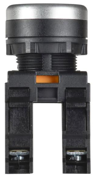 IEK Кнопка d=22мм 1NO+1NC жёлтая MASTER IEK, MI-BT60-11-3-22-K05
