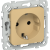 FLITE Розетка с заземлением без защитных шторок безвинтовое крепление 16А РС11-1-ФлШм шамуа IEK, FI-R11-16-1-K89