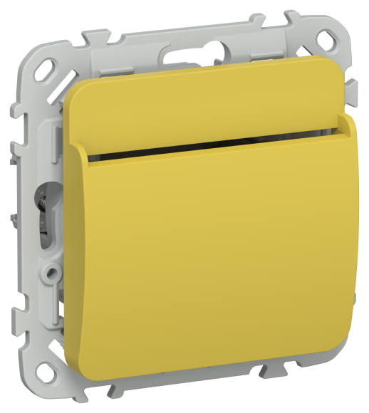 IEK FLITE Выключатель карточный 30А ВК-0-ФлЖК желтый карри IEK, FI-V11-0-10-K44