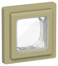 FLITE Рамка 1-местная IP55 Рпро-1-55-ФлО оливковый IEK, FI-M10-32-55-K26