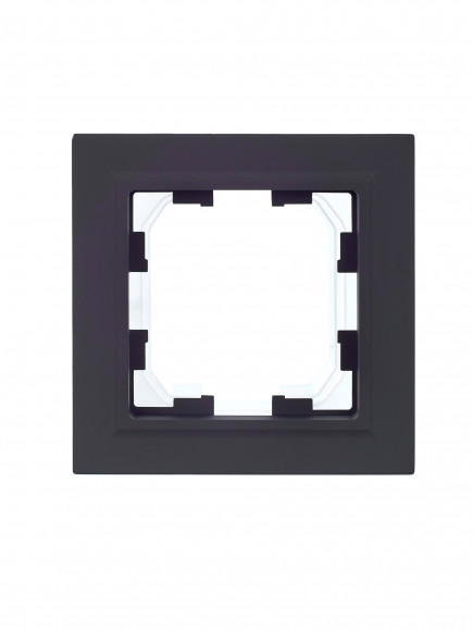 IEK BRITE Рамка 1-местная IP44 РУ-1-БрГ-44 графит , BR-M12-44-K53