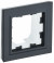IEK BRITE Рамка 1-местная IP44 РУ-1-БрГ-44 графит , BR-M12-44-K53