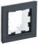 IEK BRITE Рамка 1-местная IP44 РУ-1-БрГ-44 графит , BR-M12-44-K53