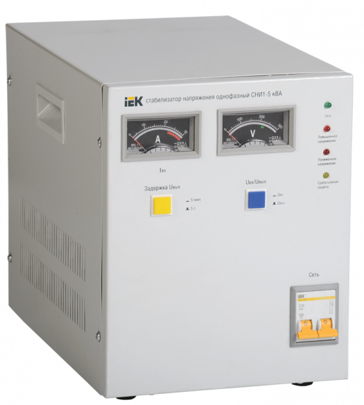 IEK Стабилизатор напряжения СНИ1-5 кВА однофазный IEK, IVS10-1-05000