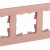 BRITE Рамка 3-местная РУ-3-2-Бр стекло дымчатый RE IEK, BR-M32-G-41-K97