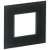 IEK SKANDY Рамка 1-местная SK-F21G стекло графит , SK-M12-G-K53