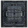 IEK FORTE&PIANO Выключатель 2-клавишный перекрестный 10А FP509 сталь , FP-V23-0-10-1-K46