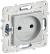 IEK SKANDY Розетка без заземления без защитных шторок 10А SK-R02S серебряный , SK-R10-10-K23
