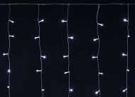 LIGHTING Гирлянда занавес 2х2м 240 светодиодов белый свет IP44 прозрачный шнур 3м 230В транзит IEK, LGDU201-2-240-L2-T-S-44