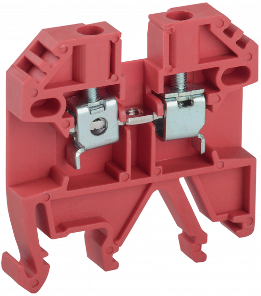 IEK Клемма винтовая КВИ-2,5мм2 красная IEK, YZN30-002-K04