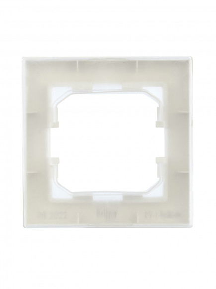 IEK BRITE Рамка 1-местная IP44 РУ-1-БрЖ-44 жемчуг , BR-M12-44-K36