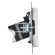 IEK BRITE Розетка компьютерная двойная кат.5E RJ45 РК10-2-БрАБ арктический белый IEK, BR-K20-1-K91