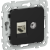FLITE Розетка 2-местная RJ45/TV категория 6 STP РКТВ6-2-1-ФлЧ черный IEK, FI-AK21-2-K02