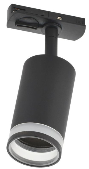 IEK LIGHTING Светильник 4116 декоративный трековый поворотный под лампу GU10 черный IEK, LT-USB0-4116-GU10-1-K02