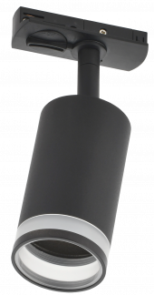 LIGHTING Светильник 4116 декоративный трековый поворотный под лампу GU10 черный IEK, LT-USB0-4116-GU10-1-K02
