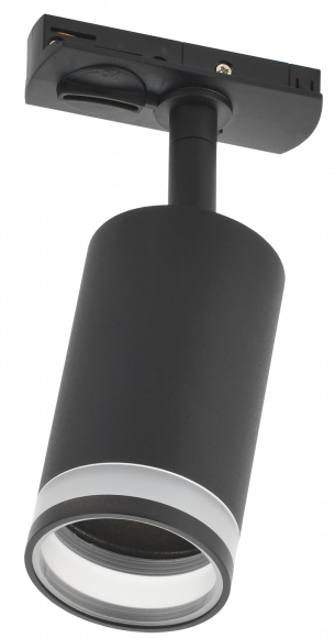 IEK LIGHTING Светильник 4116 декоративный трековый поворотный под лампу GU10 черный IEK, LT-USB0-4116-GU10-1-K02