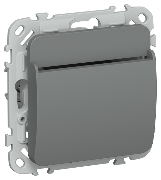 IEK FLITE Выключатель карточный 30А ВК-0-ФлМА мокрый асфальт IEK, FI-V11-0-10-K80