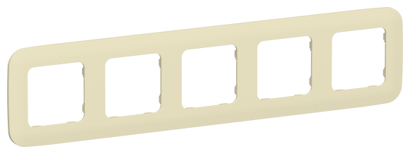 IEK FLITE Рамка 5-местная РУ-5-А-ФлН навахо IEK, FI-M52-31-20-K87