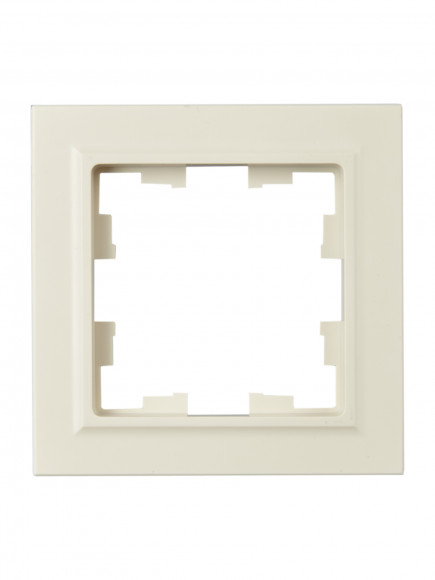 IEK BRITE Рамка 1-местная IP44Р У-1-БрКр-44 бежевый , BR-M12-44-K10