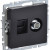 BRITE Розетка двойная TV+RJ45 кат.5E РТВ/РК12-БрЧ черный IEK, BR-AK20-1-K02