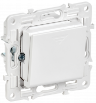 SKANDY Выключатель карточный 30А SK-V15W арктический белый , SK-V11-0-10-K01