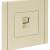 FORTE&amp;PIANO Розетка компьютерная RJ45 кат.5E FP432 ваниль IEK, FP-K10-1-K10