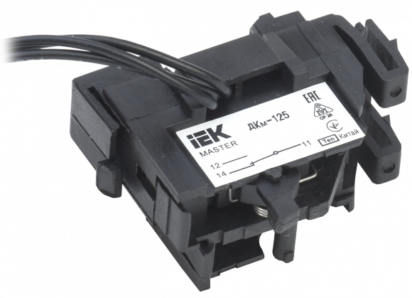 IEK Контакт дополнительный ДКм-125 (ДКм-32) MASTER IEK, SVA10D-DK-1-02