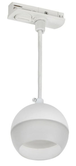 IEK LIGHTING Светильник 4119 декоративный трековый подвесной под лампу GX53 белый IEK, LT-UCB0-4119-GX53-1-K01