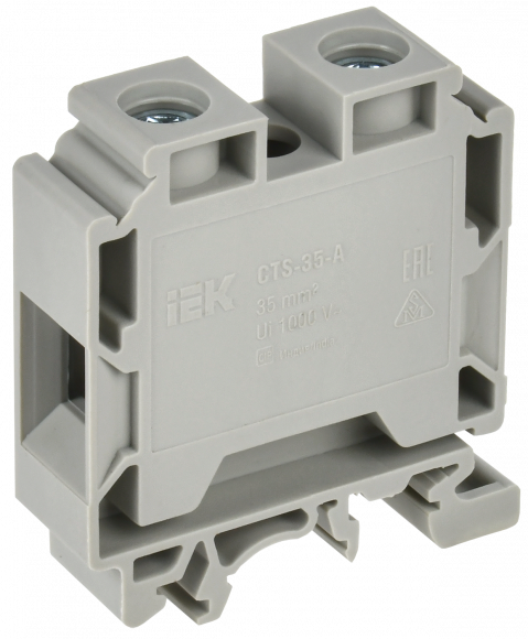 IEK Колодка клеммная CTS с шестигранником 35мм2 серая IEK, YCT10-01-K03-035