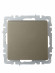 IEK BRITE Выключатель 1-клавишный проходной 10А ВС10-1-6-БрШ шампань , BR-V12-0-10-K37