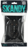 IEK SKANDY Розетка 2-местная с заземлением без защитных шторок 16А в сборе SK-R08Bl черный , SK-R21-16-K02-F