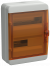 IEK TEKFOR Корпус пластиковый КМПн-24 IP65 оранжевая прозрачная дверь IEK, TF5-KP72-N-24-65-K03-K09