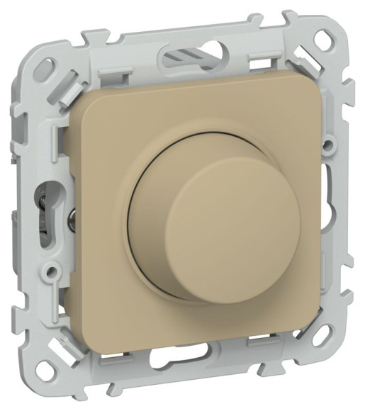 IEK FLITE Светорегулятор проходной TRIAC 550Вт СС26-5-12-ФлХ хаки IEK, FI-D23-0550-P-K59
