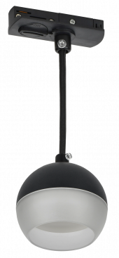 LIGHTING Светильник 4119 декоративный трековый подвесной под лампу GX53 черный IEK, LT-UCB0-4119-GX53-1-K02