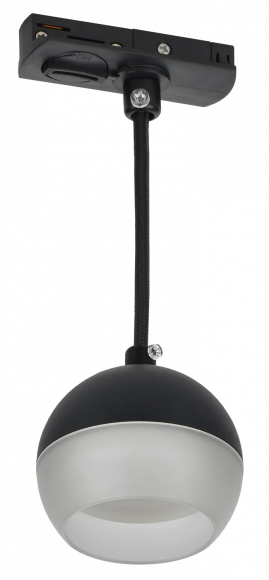 IEK LIGHTING Светильник 4119 декоративный трековый подвесной под лампу GX53 черный IEK, LT-UCB0-4119-GX53-1-K02