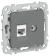 IEK FLITE Розетка 2-местная RJ45/TV категория 5Е UTP РКТВ5е-2-0-ФлМА мокрый асфальт IEK, FI-AK22-1-K80