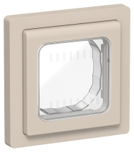 FLITE Рамка 1-местная IP55 Рпро-1-55-ФлЛ льняной IEK, FI-M10-32-55-K88